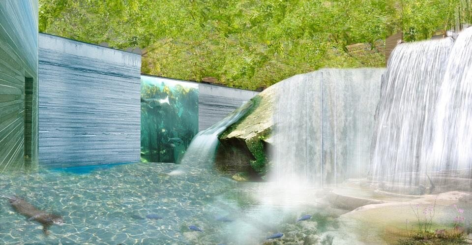 Campolattaro: il percorso dell’acqua, con la sua forza fluida, trova un esempio di spazialità nelle opere architettoniche che accompagnano i percorsi naturali e culturali del Parco delle Acque. 