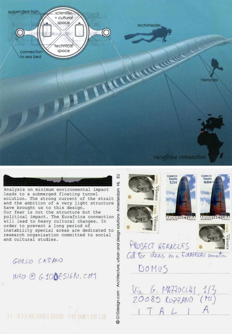 In apertura: Zhiguo Pan, Cina; qui sopra: <i>eurafrican connection</i>, Giorgio Cattano, Italia