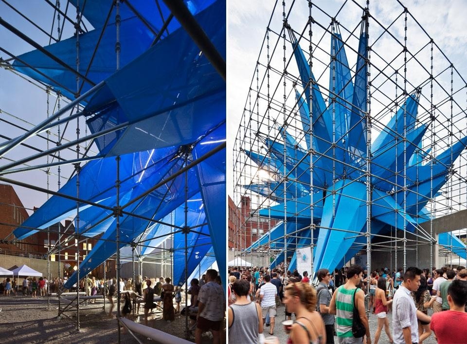 Wendy durante la serie <i>Warm Up 2012</i> MoMA/PS1. Photo Michael Moran/OTTO