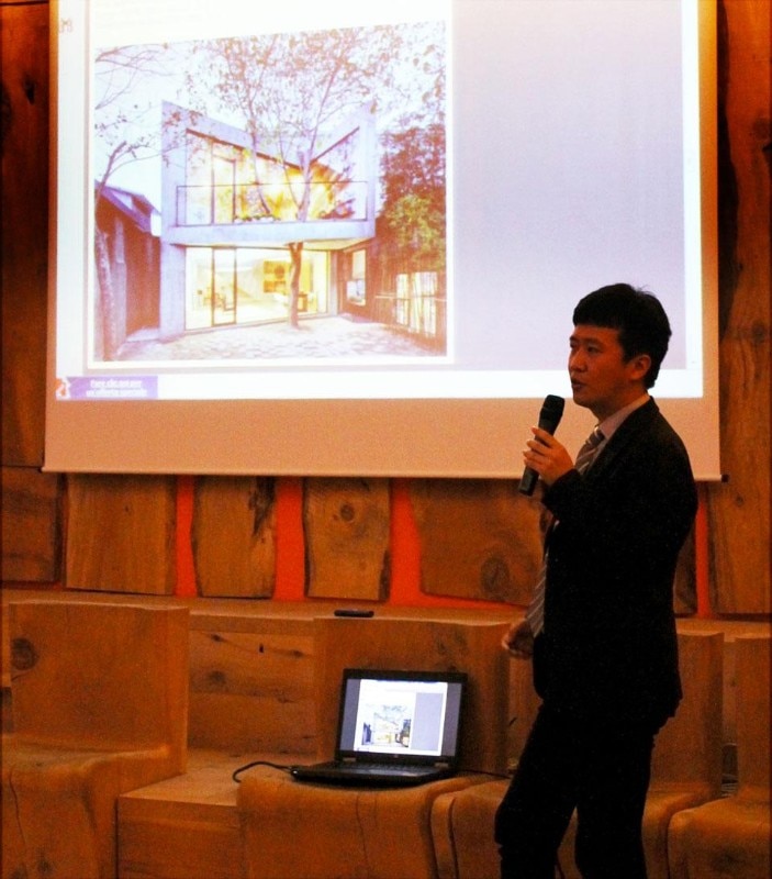 Liu Kahn presenta il progetto del Silk Wall