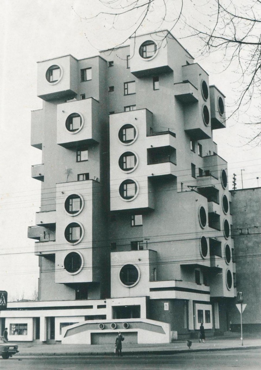 Edificio residenziale su Minskaya Street, anni Ottanta, Bobruisk, Bielorussia. © Belorussian State Archive of Scientific-Technical Documentation