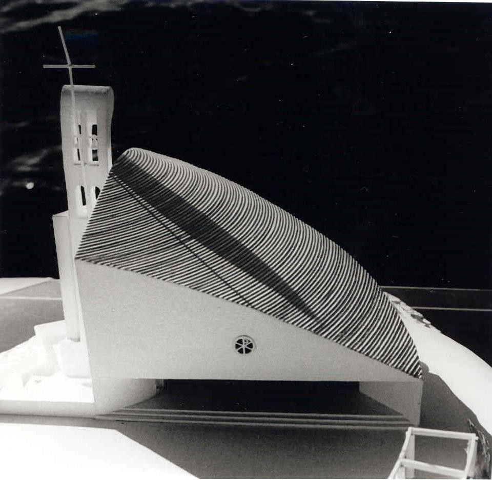 Modello per la cappella della Madonna del Carmelo sulla collina di Okit, a Vodice, 1993-1998
