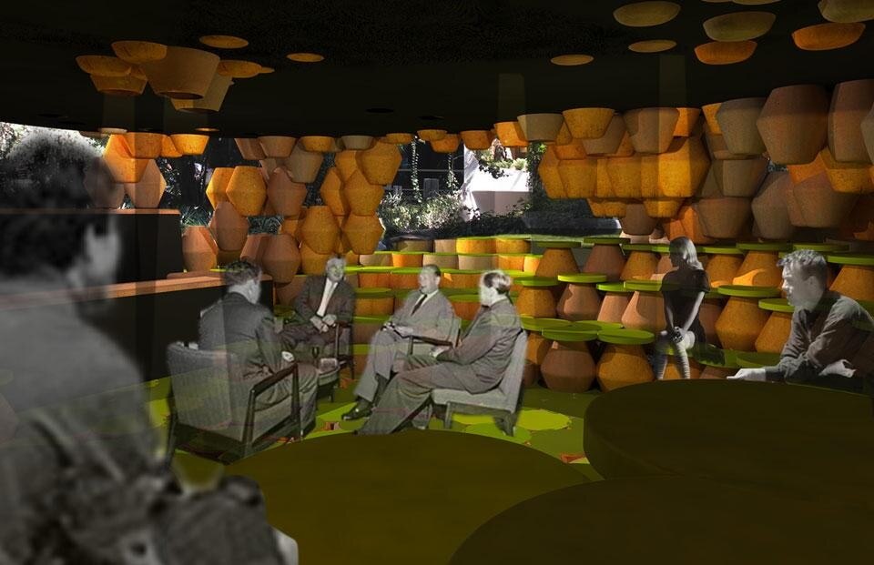 PedroyJuana: progetto vincitore del Padiglione Archivo, da realizzare nel giardino della galleria Archivo Diseño y Arquitectura