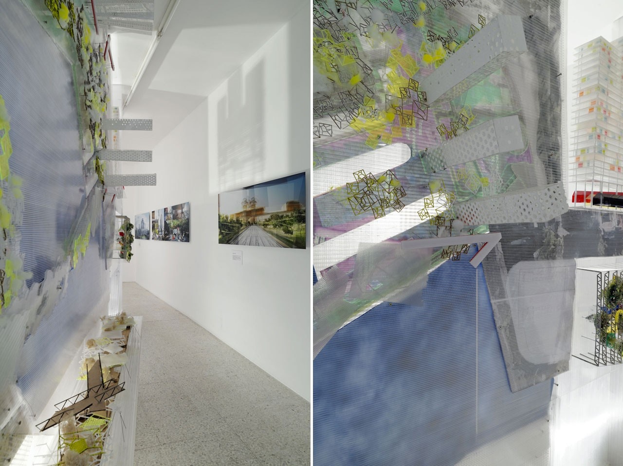 “À la Maison comme à la ville: Quatre projets intempestifs”, vista della mostra, Semiose galerie, Paris, 2014