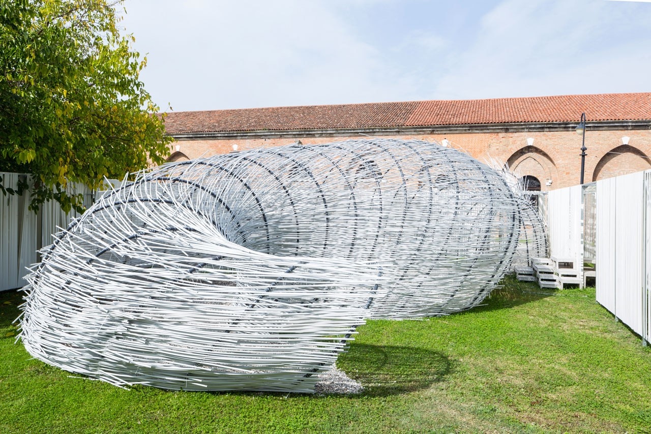 Il Bug Dome progettato e costruito da TCA Think Tank alla Biennale di Venezia 2014