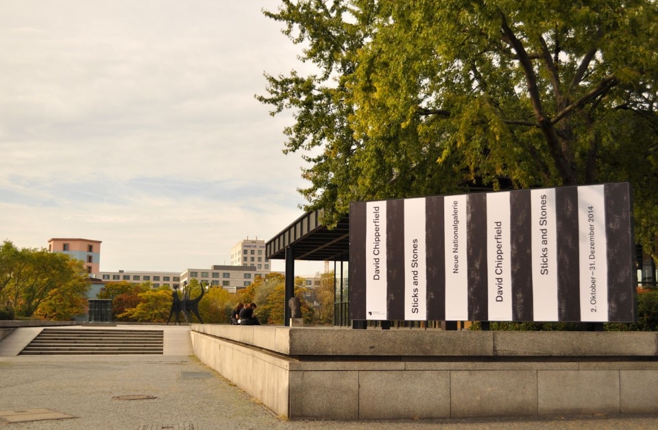 “David Chipperfield – Sticks and Stones”, Neue Nationalgalerie, Berlino. Photo Erika Pisa