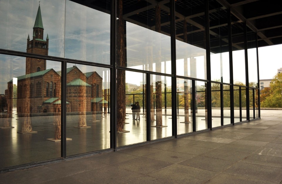 “David Chipperfield – Sticks and Stones”, Neue Nationalgalerie, Berlino. Photo Erika Pisa