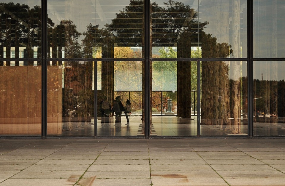 “David Chipperfield – Sticks and Stones”, Neue Nationalgalerie, Berlino. Photo Erika Pisa