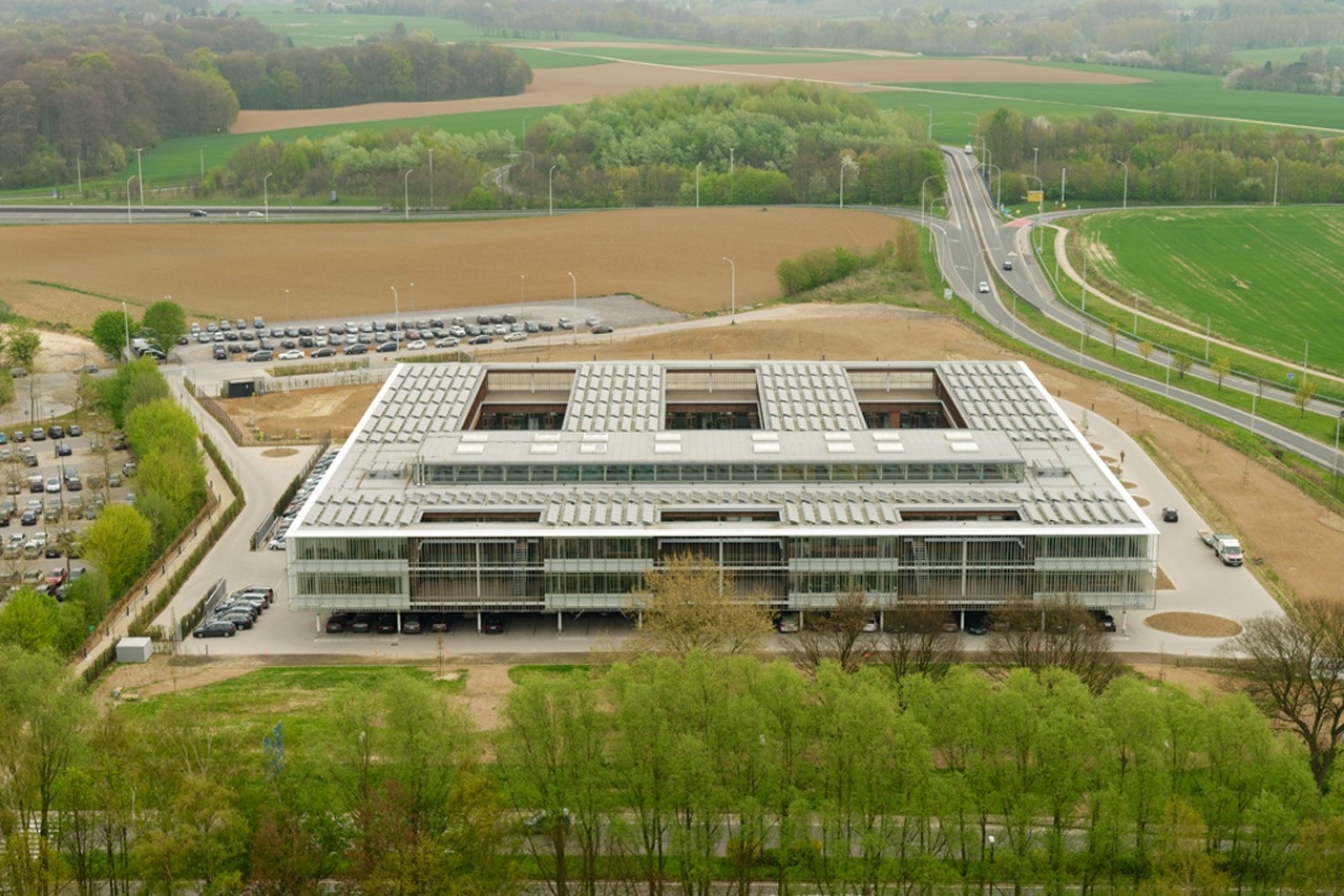 Philippe Samyn and Partners, Head Office AGC Glass Europe, Louvain-la-Neuve, Belgium.