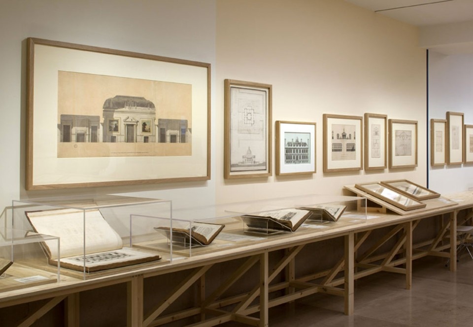 Vista della mostra “Palladian Design: The Good, the Bad and the Unexpected”, al RIBA di Londra