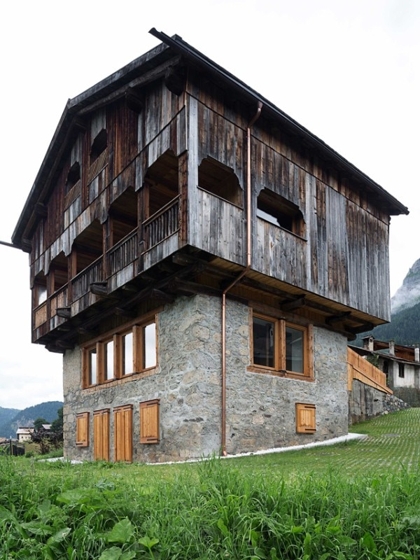 EXiT architects, Tabià, Selva di Cadore, Dolomites, 2016
