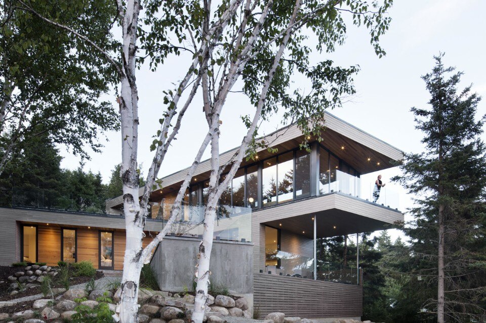 Bourgeois / Lechasseur architects, Altaïr house, Cap-à-l’Aigle, 2016