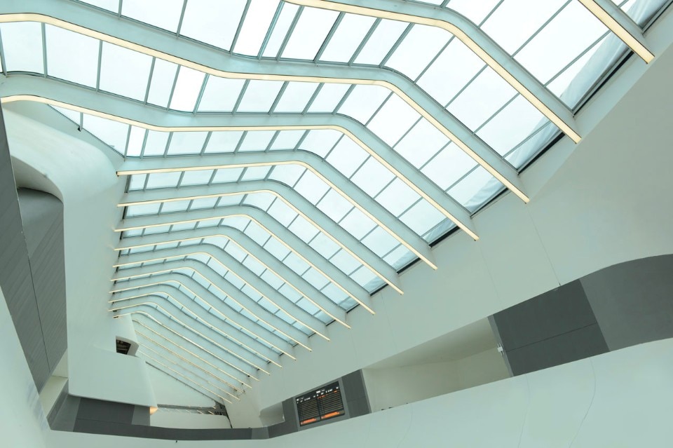 Zaha Hadid Architects, Stazione Napoli-Afragola, dettaglio della struttura, Napoli, 2017 Zaha Hadid Architects, Stazione Napoli-Afragola, dettaglio della struttura, Napoli, 2017