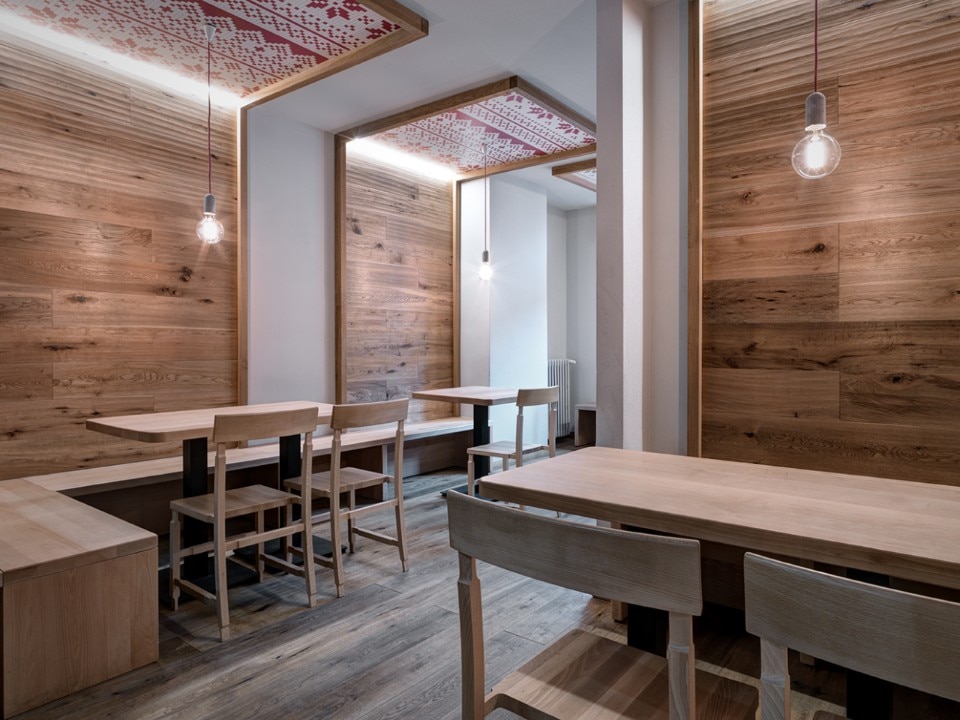 ES arch, Dallale Bistrot, Madesimo, Italy, 2017