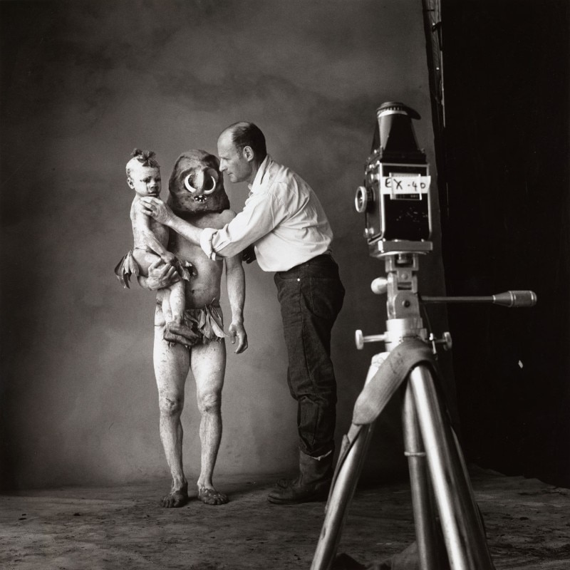 Irving Penn at Work in New Guinea