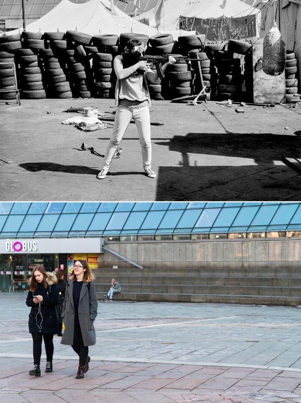 Kiev Photographer Thomas Girondel Portraits Maidan During And After The 14 Conflict Domus