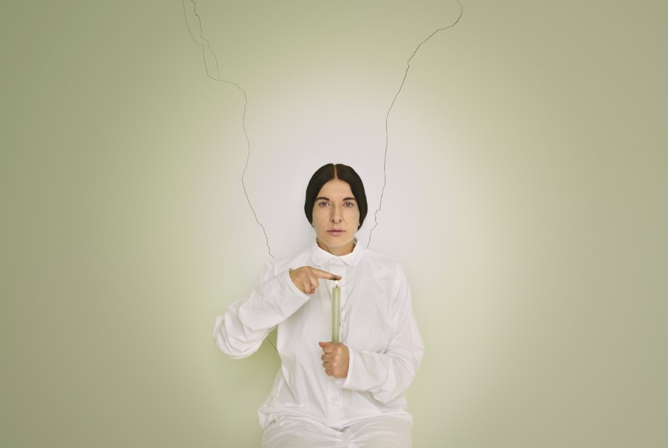 Marina Abramović, Artist Portrait with a Candle (C) from the series Places of Power, 2013