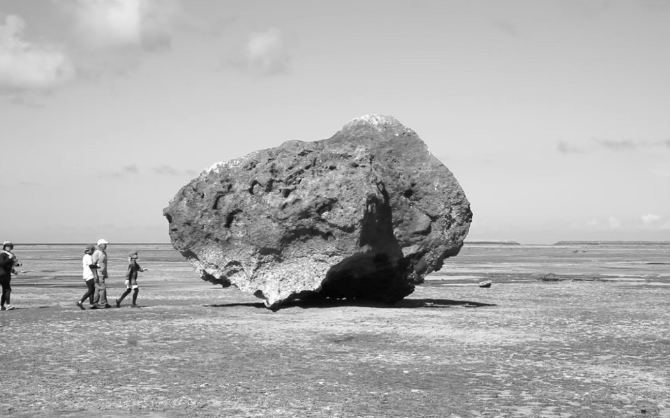 Motoyuki Shitamichi, Tsunami Stone, (2015-), black and white photography