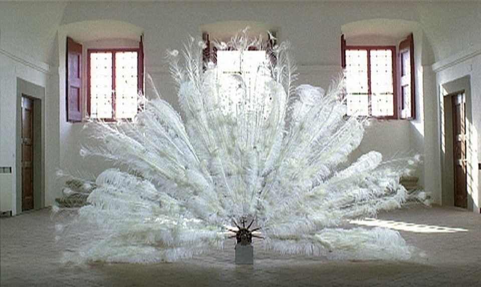 Rebecca Horn, The Peacock Machine, 1981, Installation, Museum Ludwig, Cologne, © 2019: Rebecca Horn/ProLitteris, Zürich