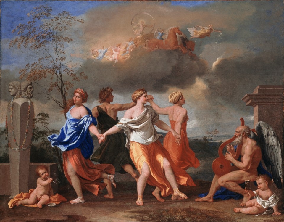 A Dance to the Music of Time. Nicolas Poussin. 1636