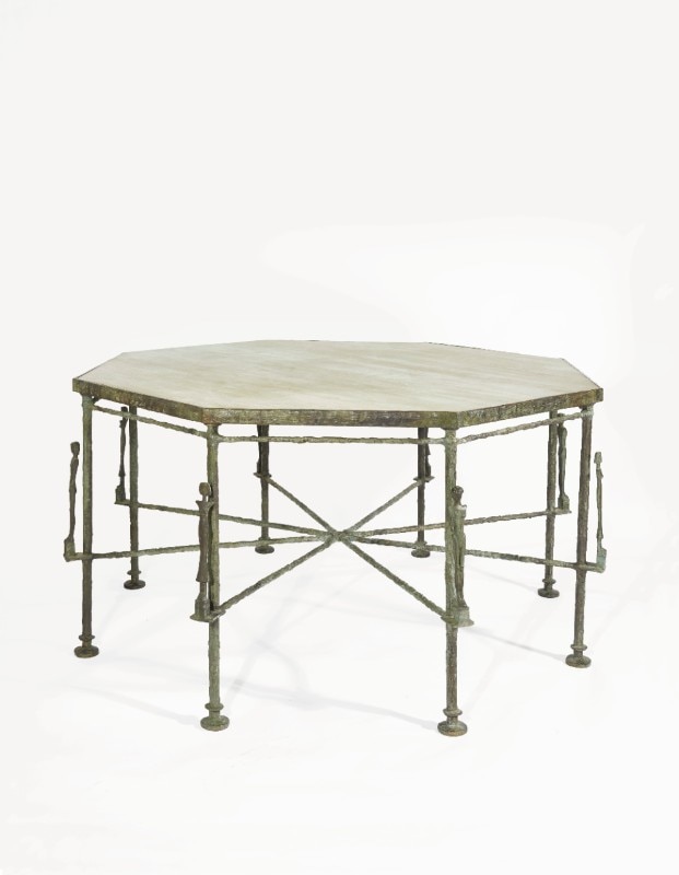 Octogonal table “aux caryatides et Atlantes”, circa 1980, Christie’s Paris