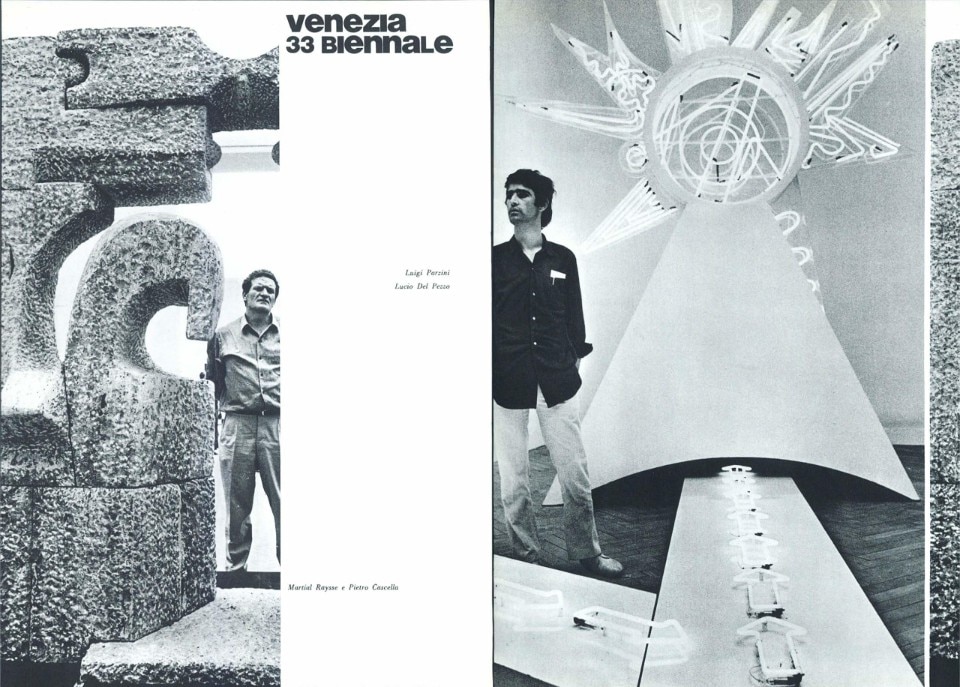 Il reportage fotografico di Ugo e Nini Mulas alla 33a Biennale di Venezia. Foto: Domus 441, Agosto 1966. 