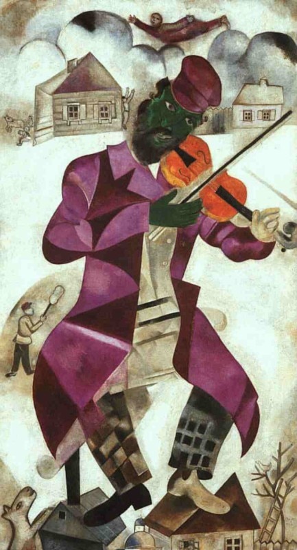 Il violinista verde, Marc Chagall, 1923-24