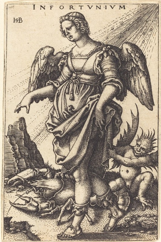 Sfortuna. Courtesy Sebald Beham Sfortuna. Courtesy Sebald Beham