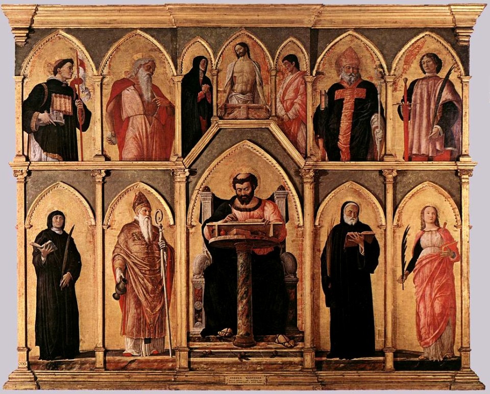 Andrea Mantegna, Polittico di San Luca, 1453-54