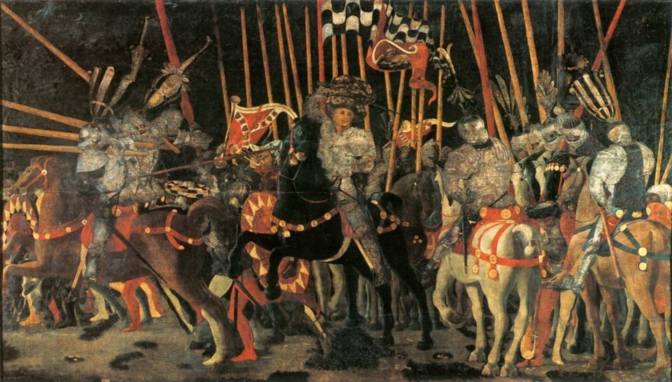 La Battaglia di San Romano, Paolo Uccello, 1438