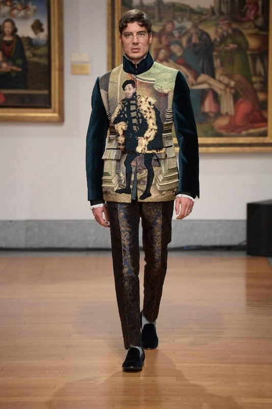 La sfilata Alta Sartoria Uomo 2019 alla Pinacoteca Ambrosiana a Milano, Dolce&Gabbana, Domus 1053 gennaio 2021