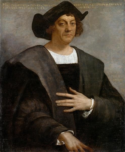 Ritratto di un uomo, si dice che sia Cristoforo Colombo, Sebastiano del Piombo, 1519