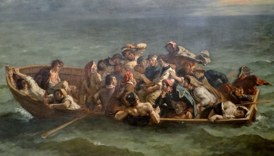 Il naufragio di Don Giovanni, Eugene Delacroix, 1840