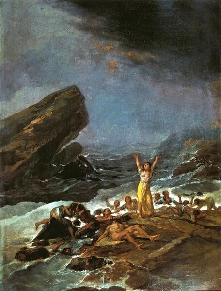 Il naufragio, Francisco Goya, 1793-94 Il naufragio, Francisco Goya, 1793-94