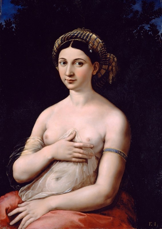 La Fornarina, Raffaello, 1518-20