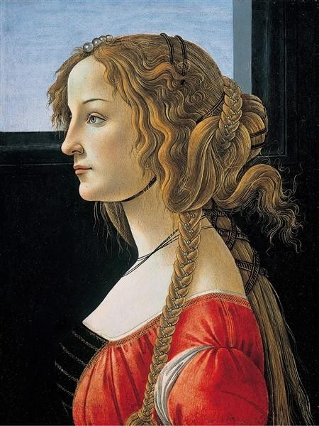 Ritratto di Simonetta Vespucci, Sandro Botticelli, 1480