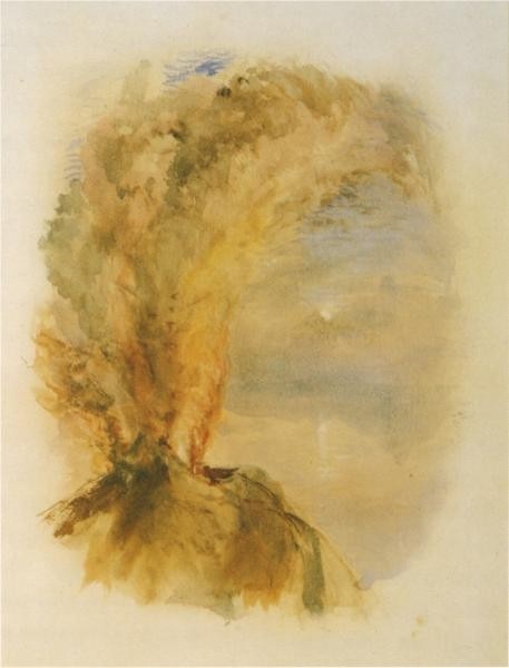 Il Vesuvio in eruzione, John Ruskin, 1875
