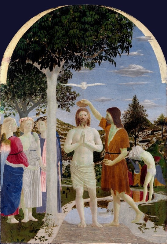 Battesimo di cristo, Piero della Francesca, 1445