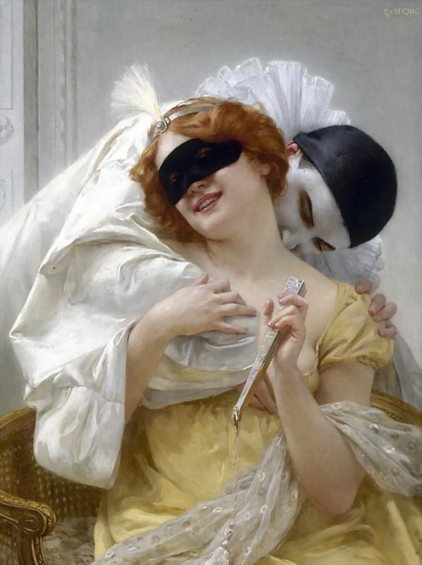 L’abbraccio di Pierrot, Guillaume Seignac, 1895-1900