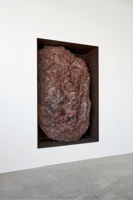 Michael Heizer, Scoria Negative Wall Sculpture