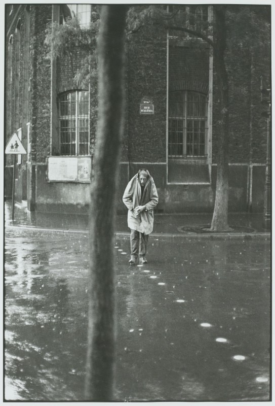 Henri Cartier-Bresson, Alberto Giacometti, Rue d'Alésia, Paris, France, 1961