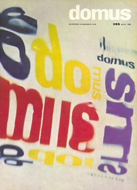 Copertina Domus 365 aprile 1960.  Foto Archivio Domus