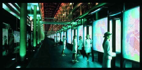 Miwa Yanagi, “A Street with Maps”, 1997