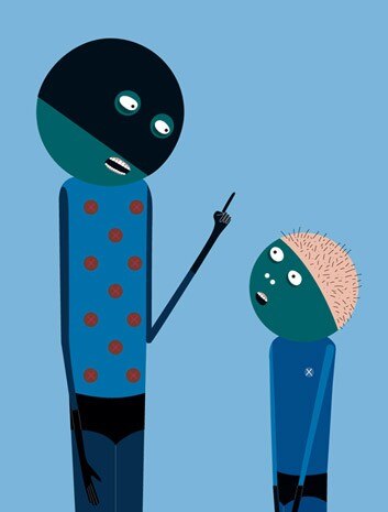 Laylah Ali, <i>Senza Titolo</i>, 2002. Immagine creata in digitale, dimensioni variabili © 2002 Laylah Ali. Per gentile concessione dell'artista
