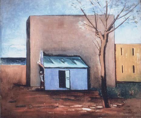 <i>Il bersaglio</i>, 1928, olio su tela. Collezione privata, Milano