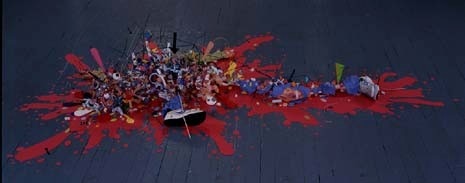 <i>Fuck It</i>, 2002. Mixed media. Courtesy dell'artista e di Feature Inc, NY
