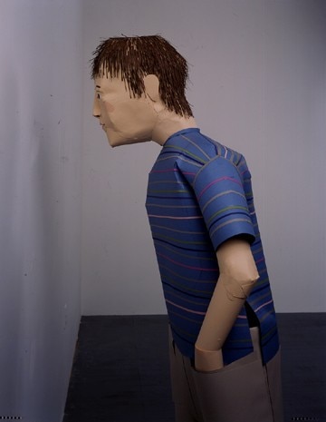 <i>Nobody</i>, 2002. Carta da costruzione. Courtesy dell'artista e di Feature Inc. NY
