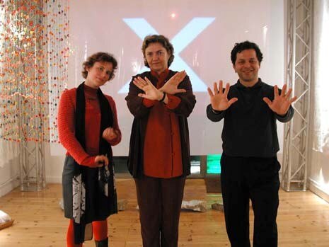 Giada Ruspoli con Renato Imbroisi e Rachel Rosalen. Foto di Francesca Bertè
