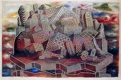 Alberto Savinio, <i>La cité des promesses</i>, 1928. Collezione privata
