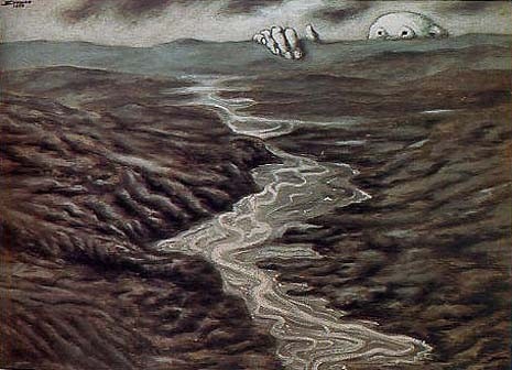 Alberto Savinio, <i>Il fiume</i>, 1950. Torino, Galleria civica d’arte moderna e contemporanea
